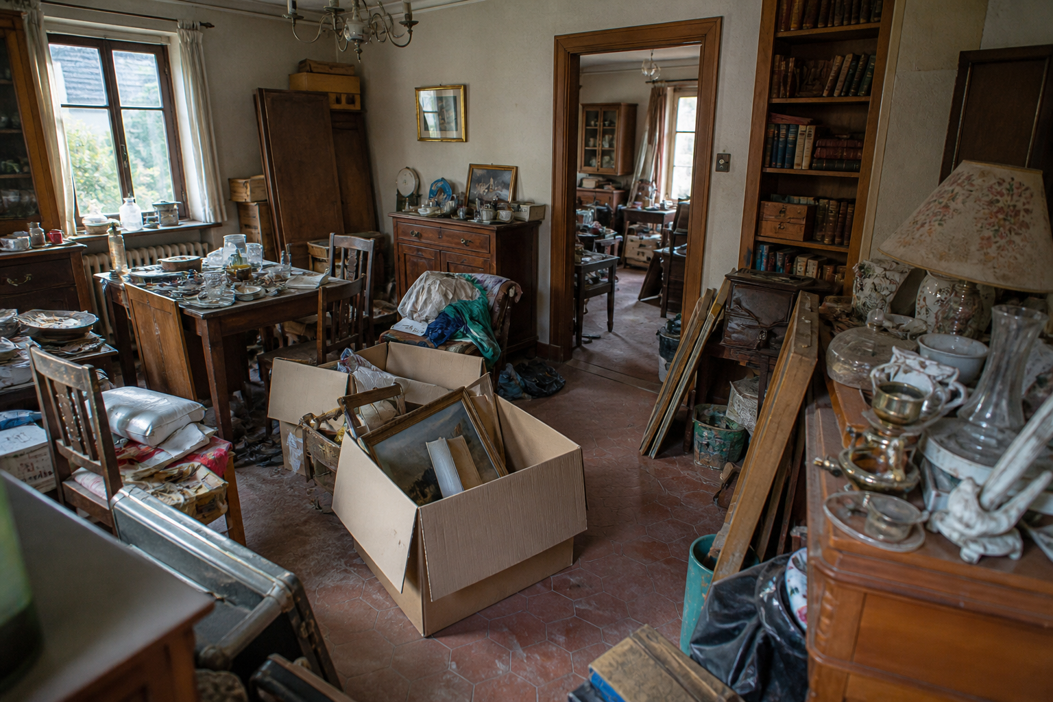 maison encombrée